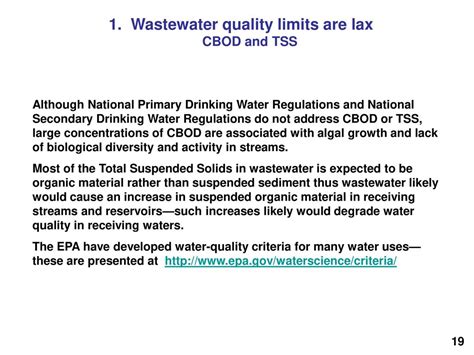 tss limit for wastewater